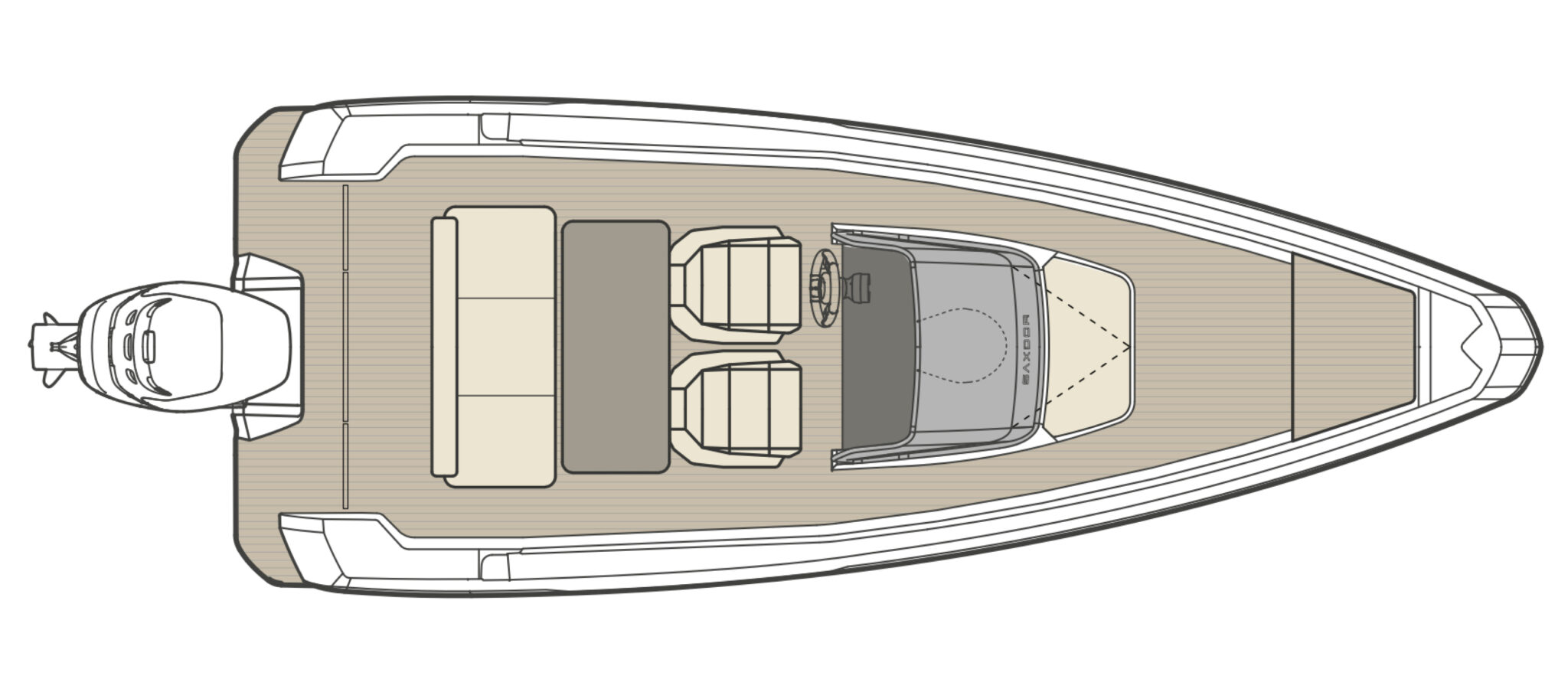 Boat seat arrangements