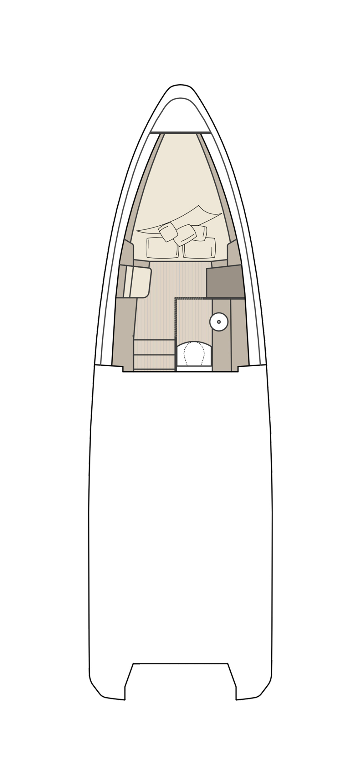 Lower deck