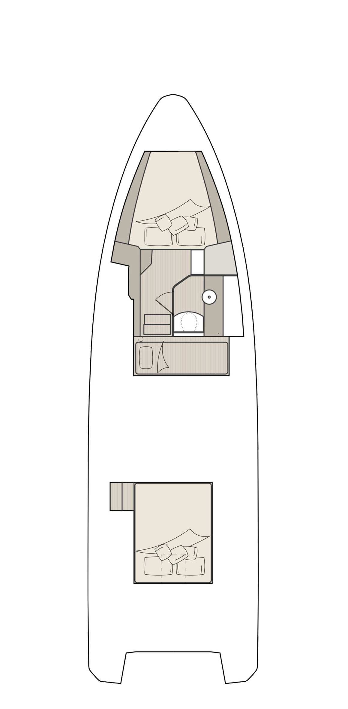 Lower deck