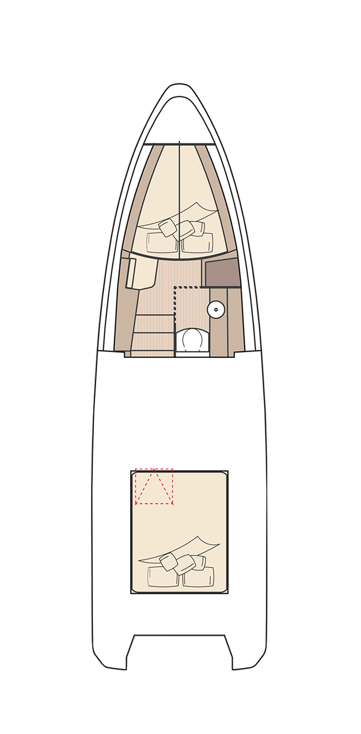 Lower deck