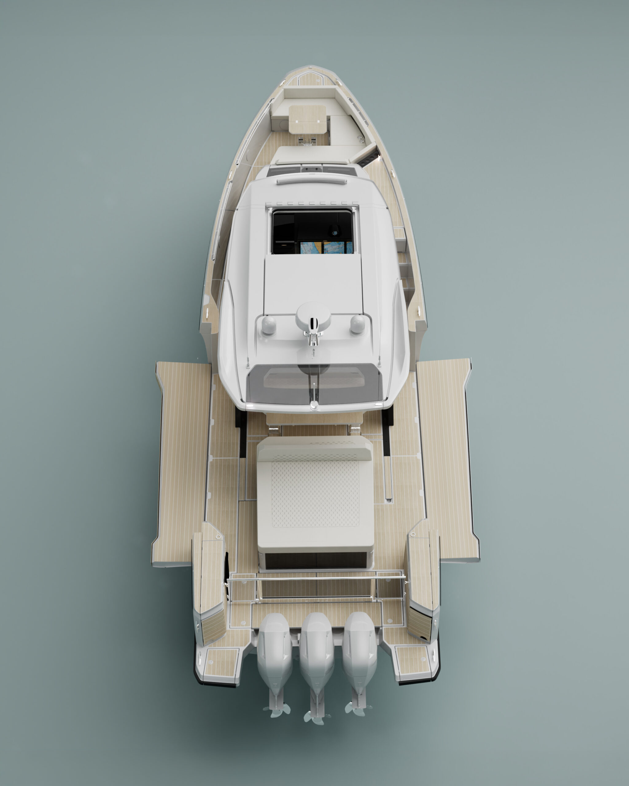Saxdor 460 GTS side terraces